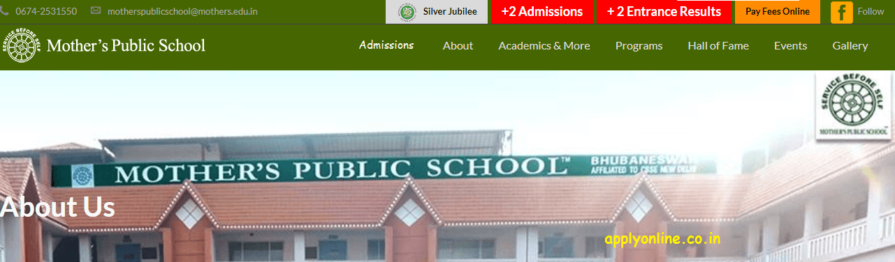 Mothers Public School Admission Bhubaneswar