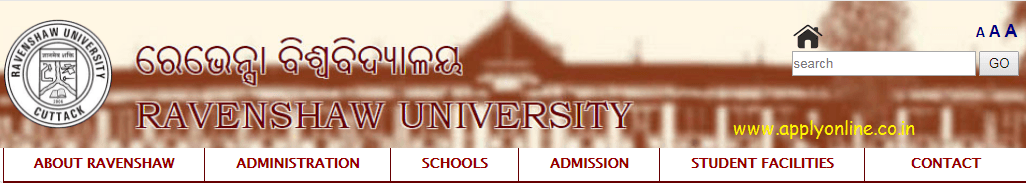 Ravenshaw University UG Admission 2018