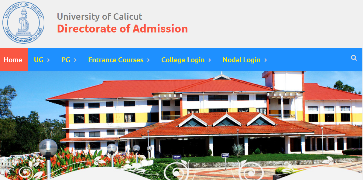 www.cuonline.ac.in - Calicut University Admission 2018-19