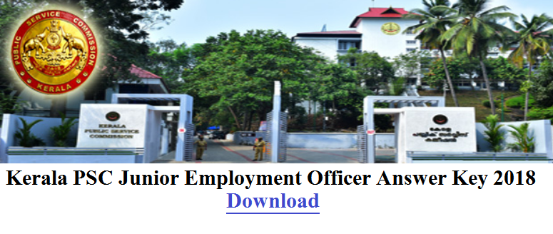 Junior Employment Officer Answer Key