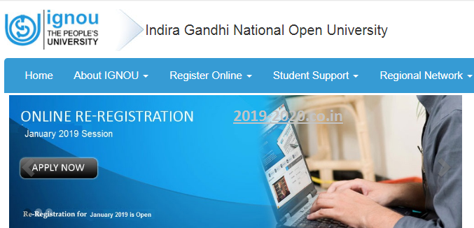 ignou.ac.in 2019 Exam Form Apply Online - exam.ignou.ac.in [BA BSc BCom MA MSc MCom]