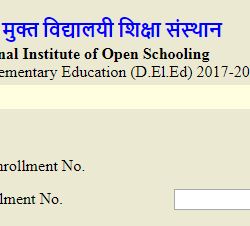 NIOS DELED Exam Form - www.dled.nios.ac.in