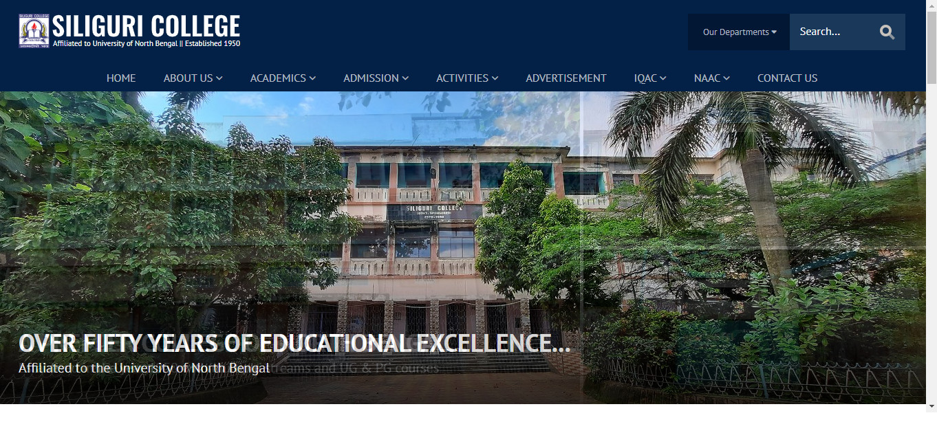 Siliguri College Online Admission 2022-23